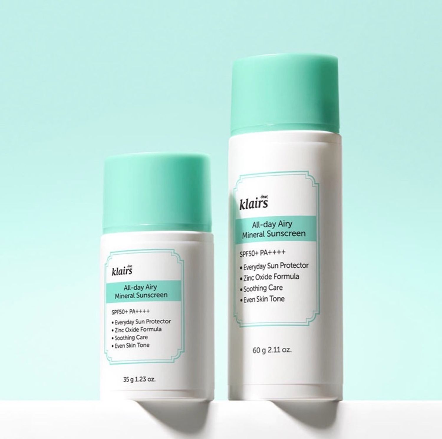 KLAIRS ALL-DAY AIRY MINERAL SUNSCREEN 60g+35g SET 