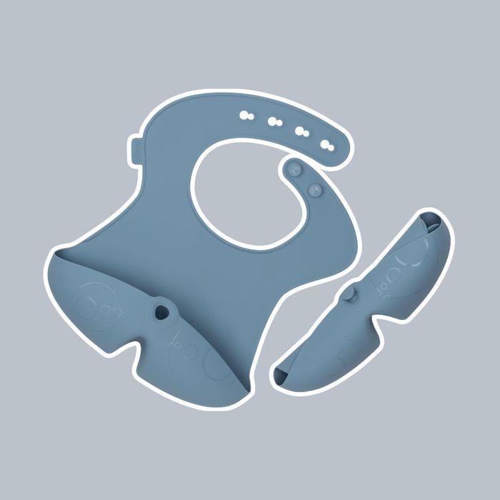 Силикон шүлсэвч / Silicone bib - ocean