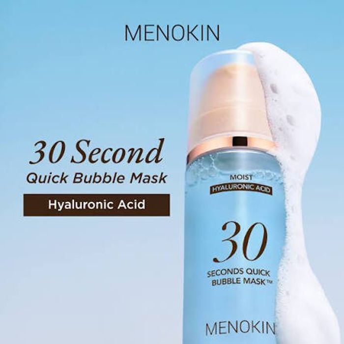 MENOKIN 30 Seconds Quick Bubble Mask Moisture Hyaluronic Acid