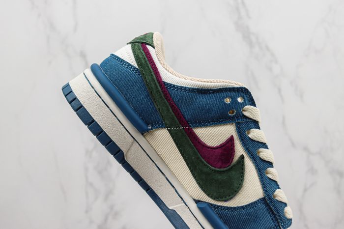 Nike SB Dunk Low Denim Blue Green Purple