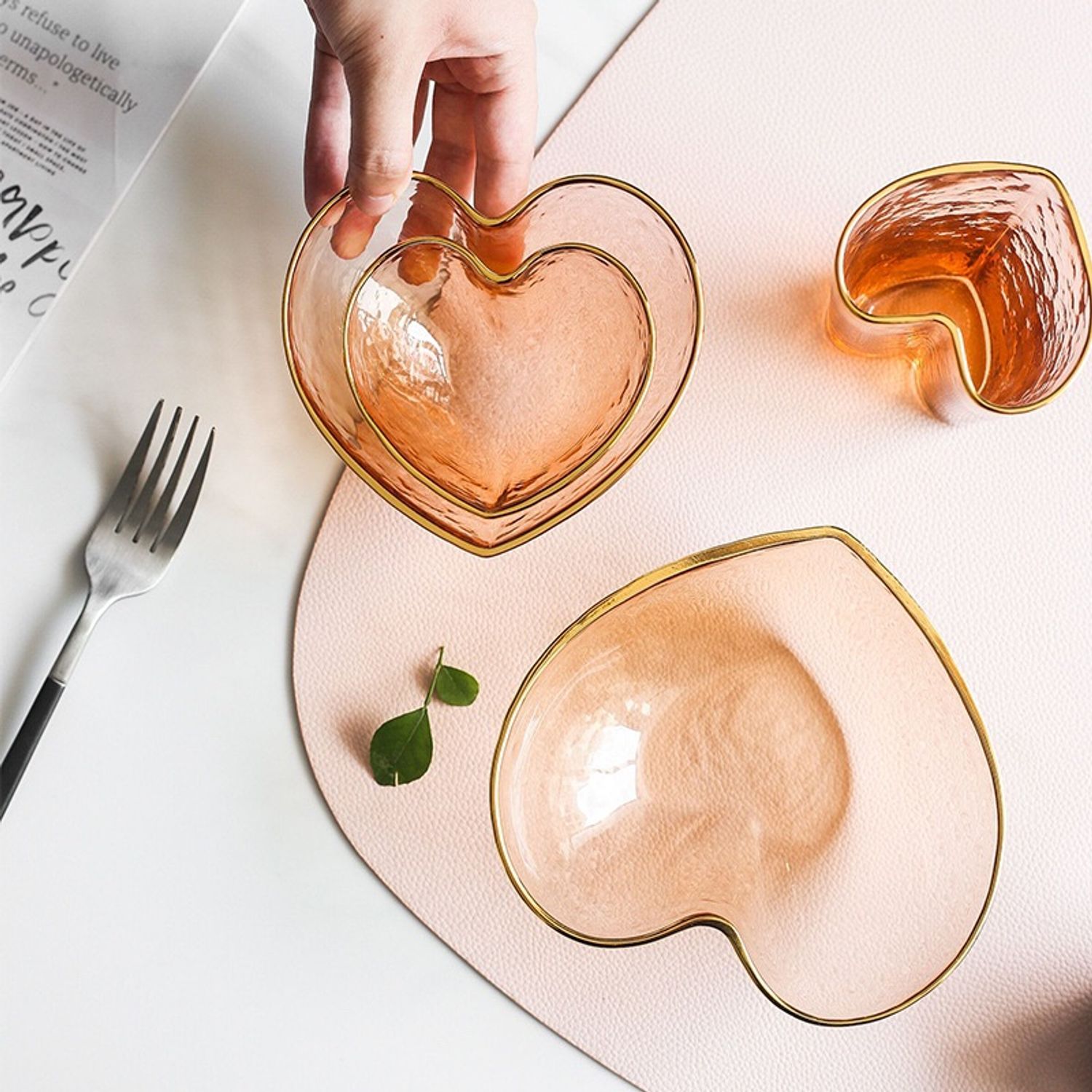 Зууш таваг зүрхэн улбар шар L