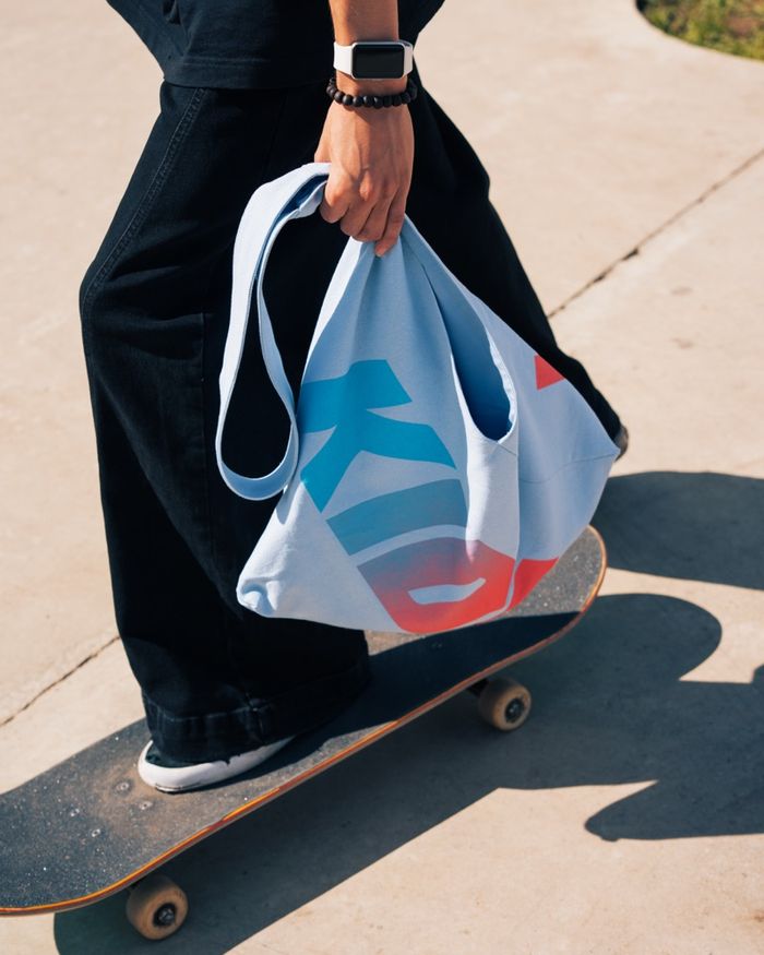 Kidult Tote Bag Blue Gradient