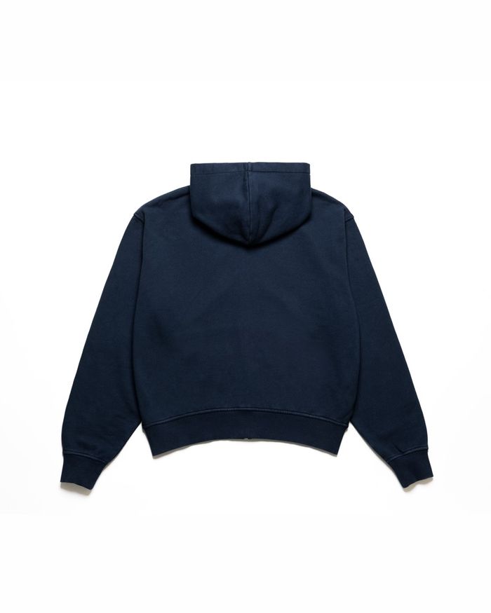 Navy Zipper Hoodie