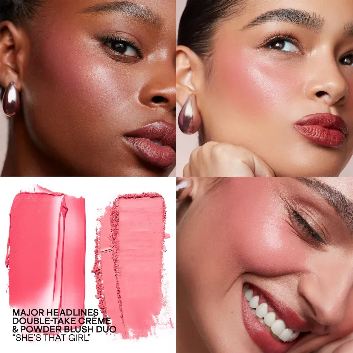 PATRICK TA  Major Headlines Double-Take Crème & Powder Blush Duo
