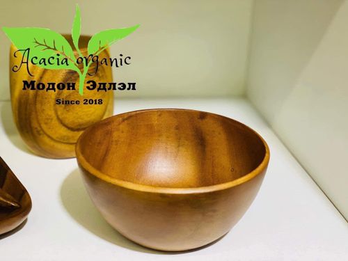 Шөлний аяга - Acacia Organic Модон Эдлэл