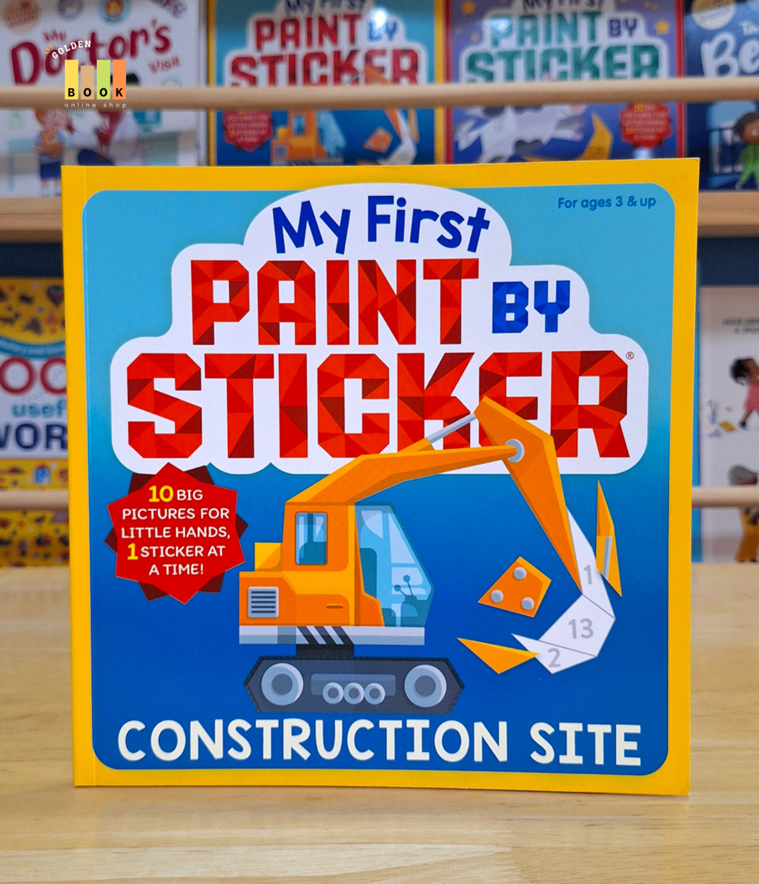 Paint by Sticker: Construction Site 