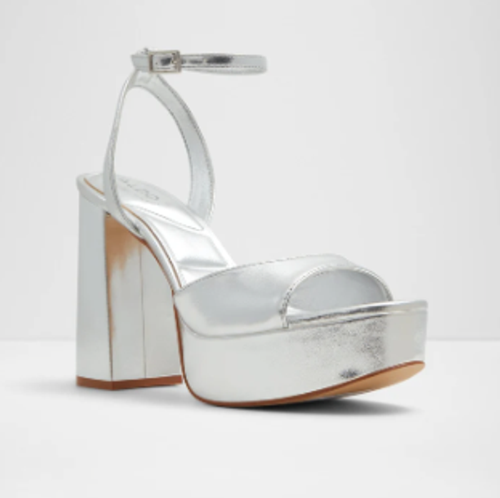 VALORIA-40-SILVER-Ladies Dress Sandals