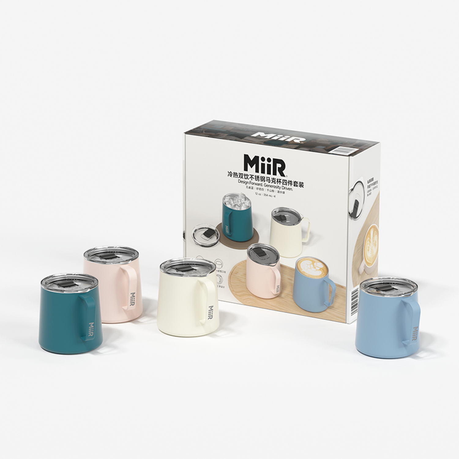 MiiR халуун хүйтнээ барьдаг 4 хос аяга