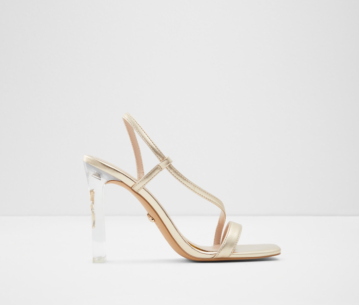 ROSESLIPPER-741-Champagne SYNTHETIC-Ladies Sandals