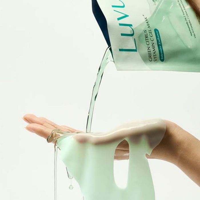 Luvum Green citrus vitamin c gel mask 