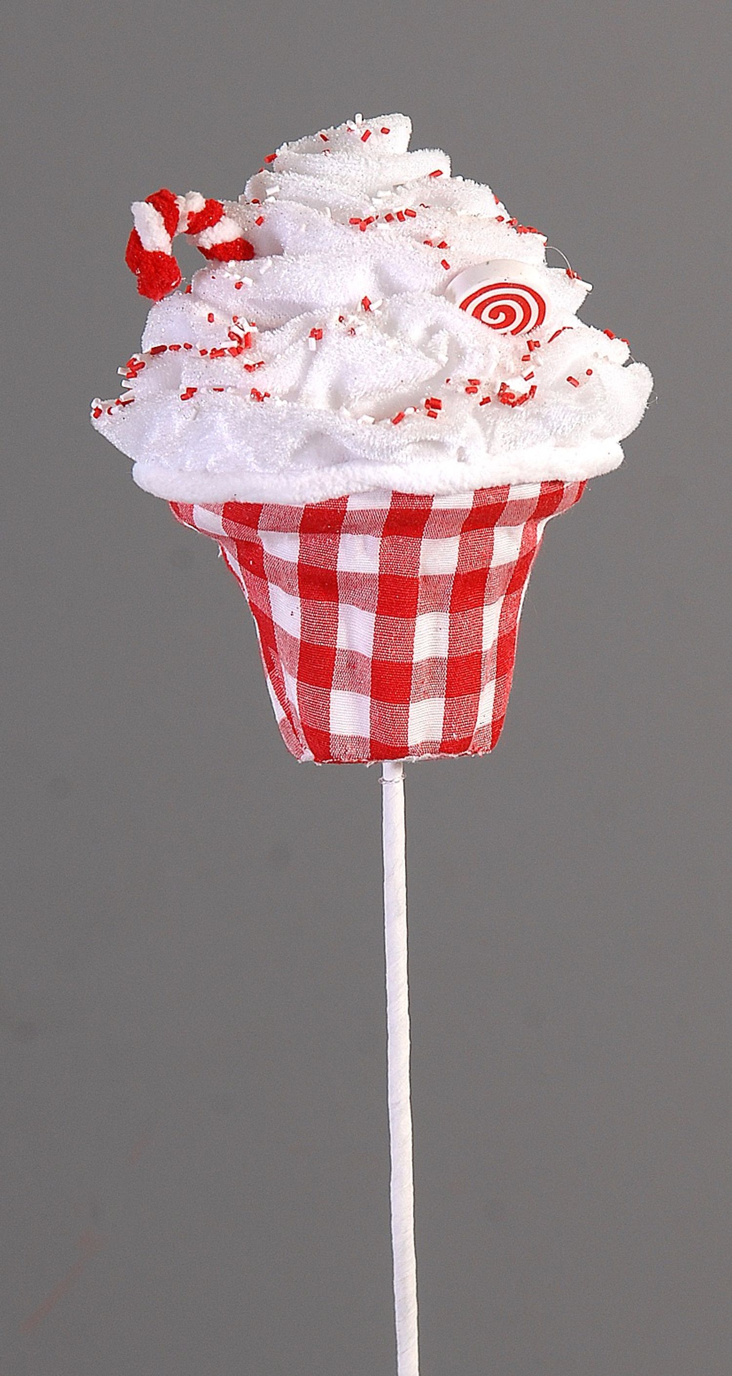 Branch w/cupcake red & white