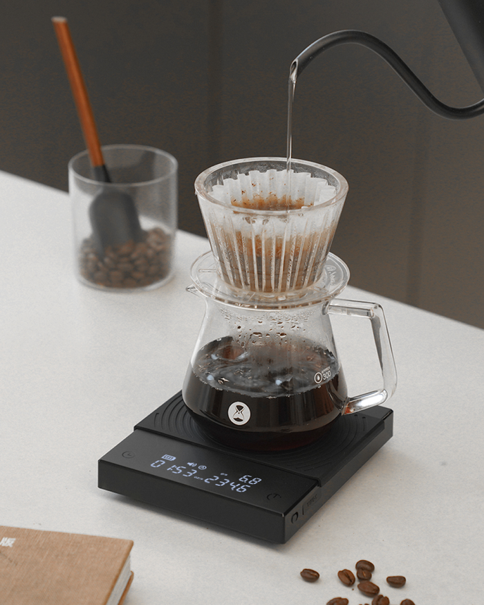 Basic 2.0 Electronic Scale with Timer (Black)