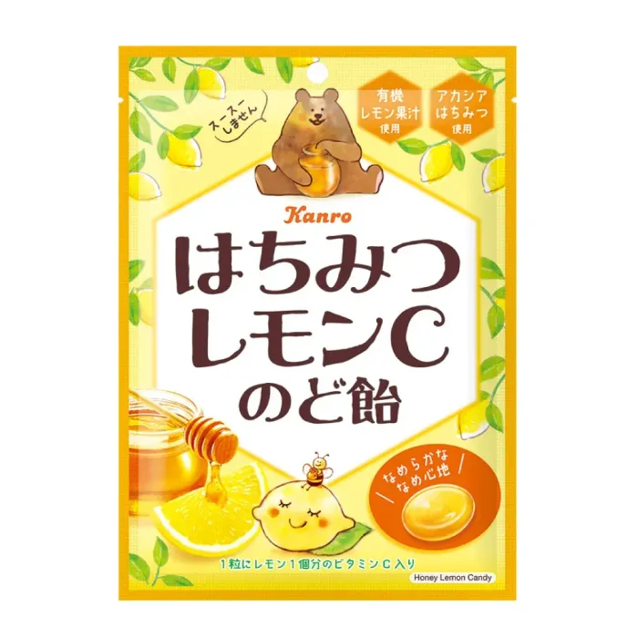 Хоолой хамгаалах хүлхмэл чихэр (Лемон, Ц вит агуулсан) 75гр - HONEY LEMON C CANDY