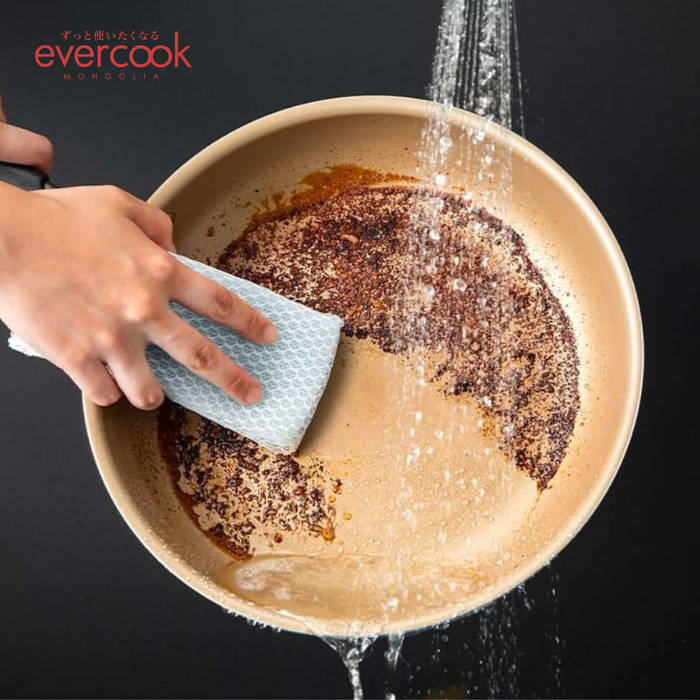 EVERCOOK Хос хайруулын тавгийн сет : egg 13*18см, 24см болон 26см хайруулын таваг 