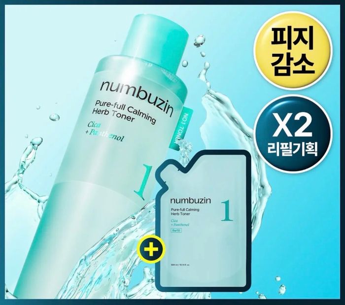 NUMBUZIN PURE-FULL CALMING HERB TONER 300ML 