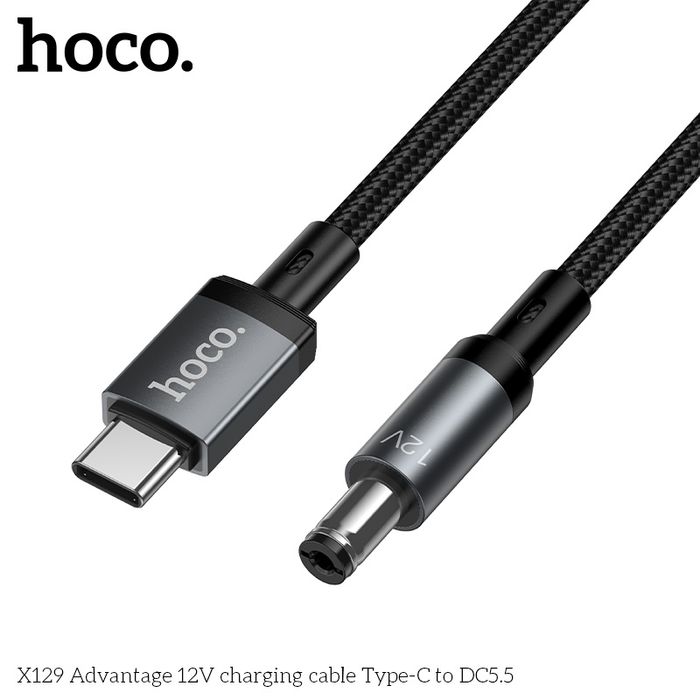 X129 Advantage 12 Вольтын Цэнэглэгч Кабель Type C - DC5.5