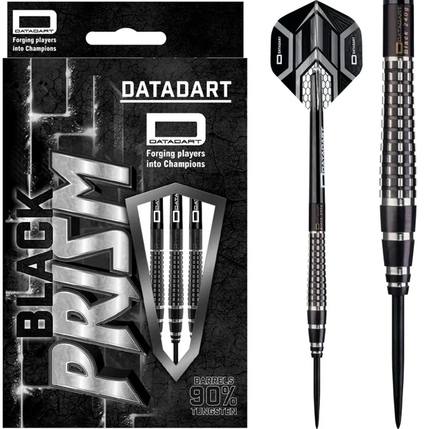 DATADART Black Prism Darts - Steel Tip