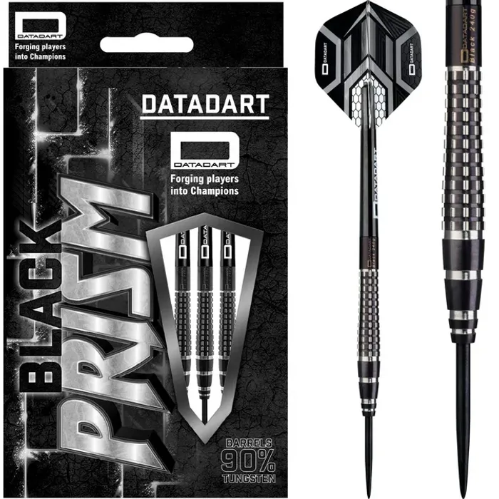 DATADART Black Prism Darts - Steel Tip