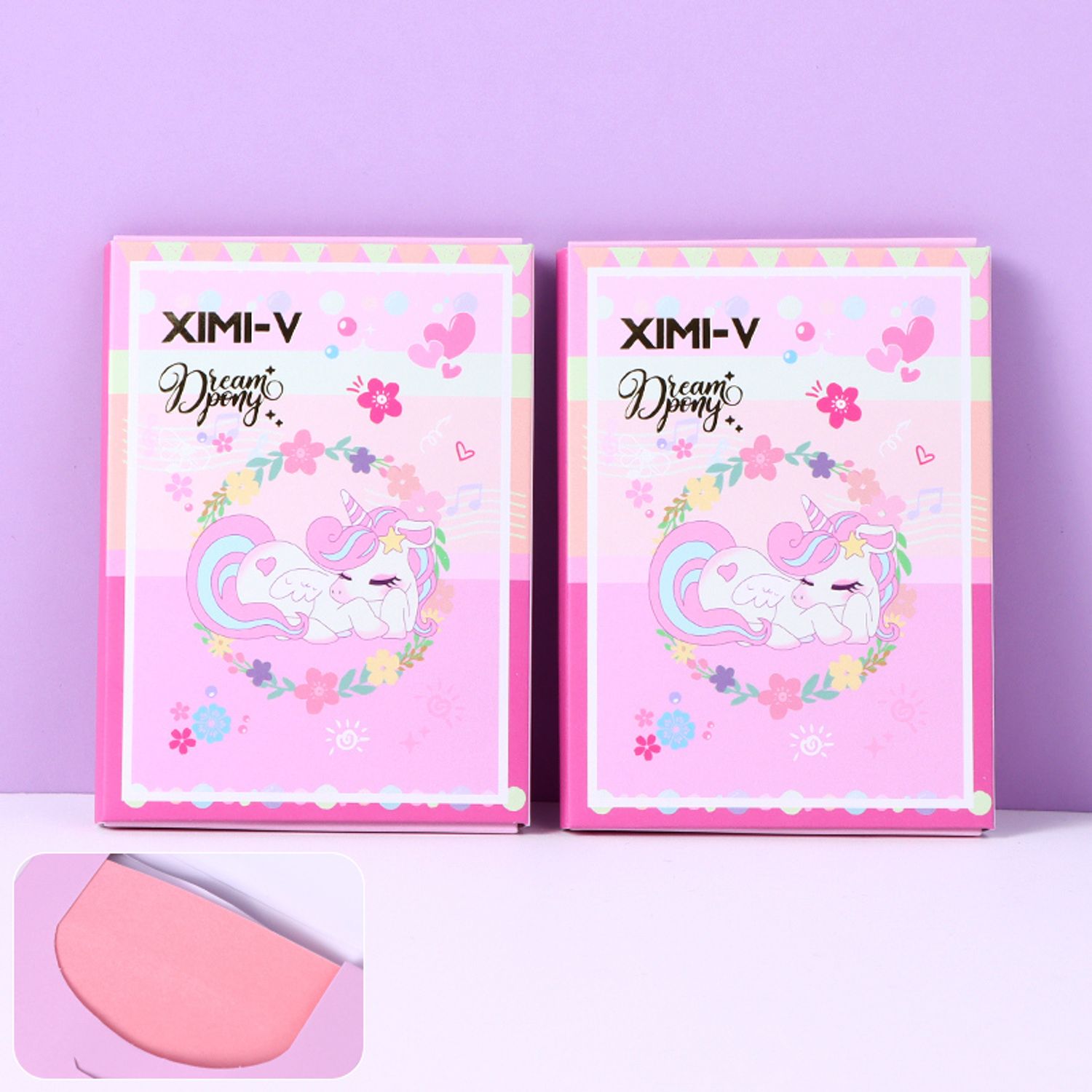 Dream Pony Series Blotting Paper 100 Sheets *2 Packs (Pink)