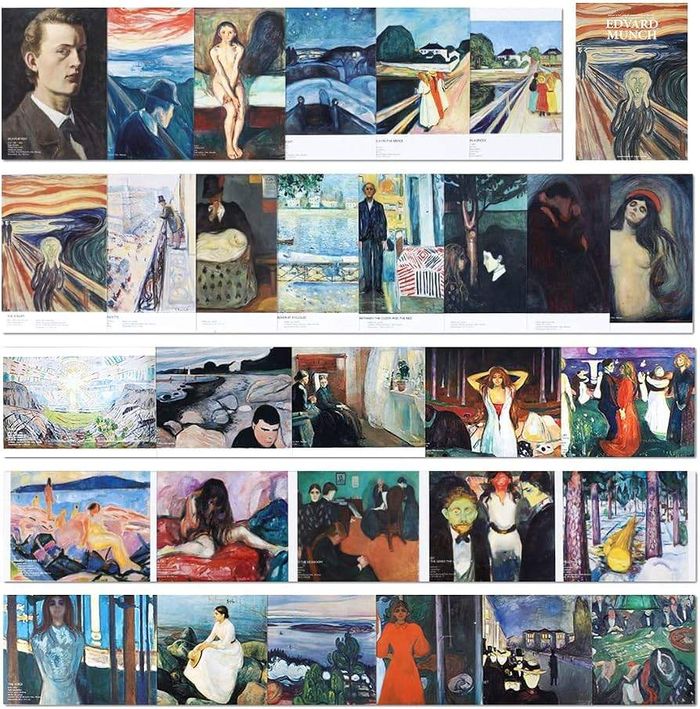 Edvard Much Postcard Set