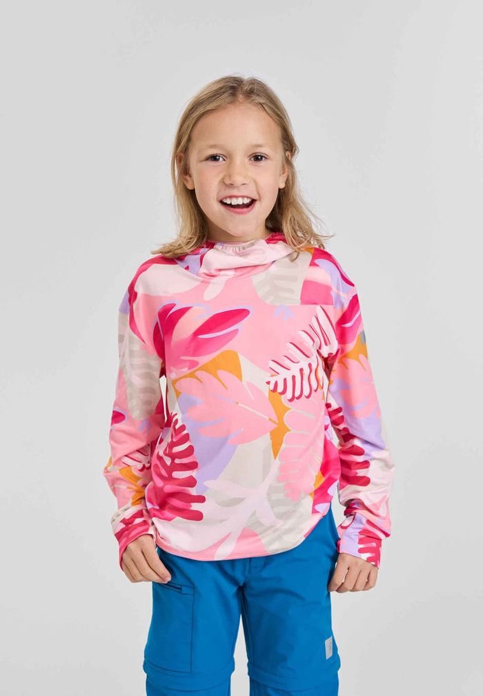 BugProof long sleeve T-shirt, Surista,Sunset Pink