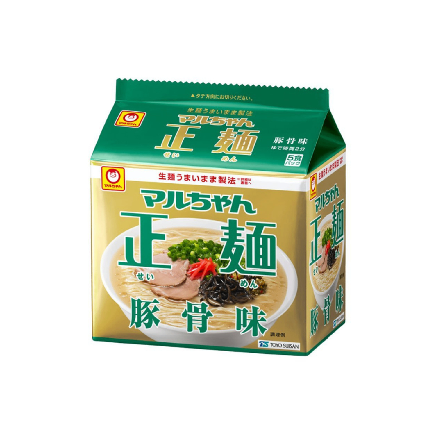 Токацу Бэлэн Гоймон 5ш/Maruchan Seimen Tonkotsu Instant Noodle 5 pc