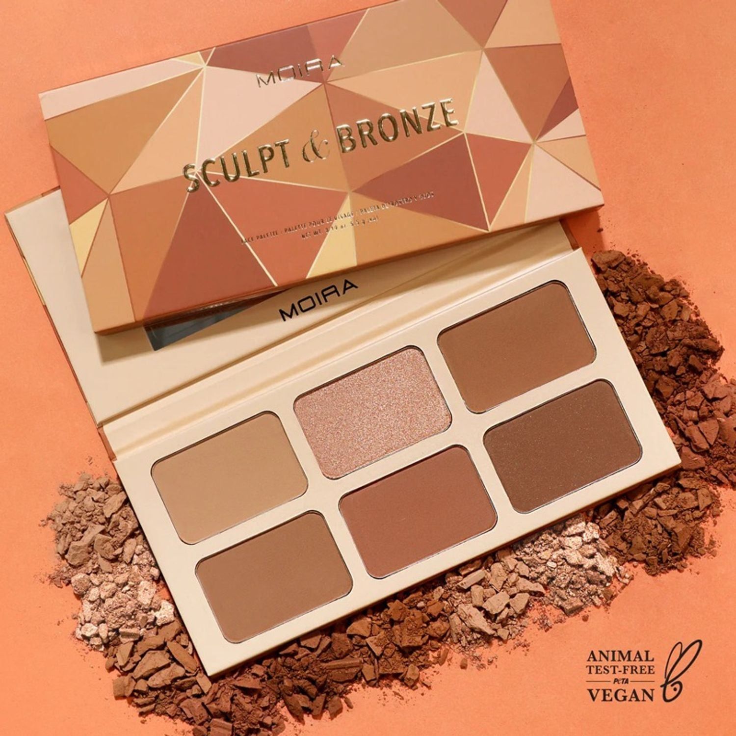Moira sculp bronze palette