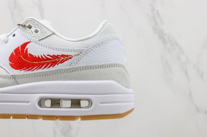 Nike Air Max 1 The Bay White  University Red 