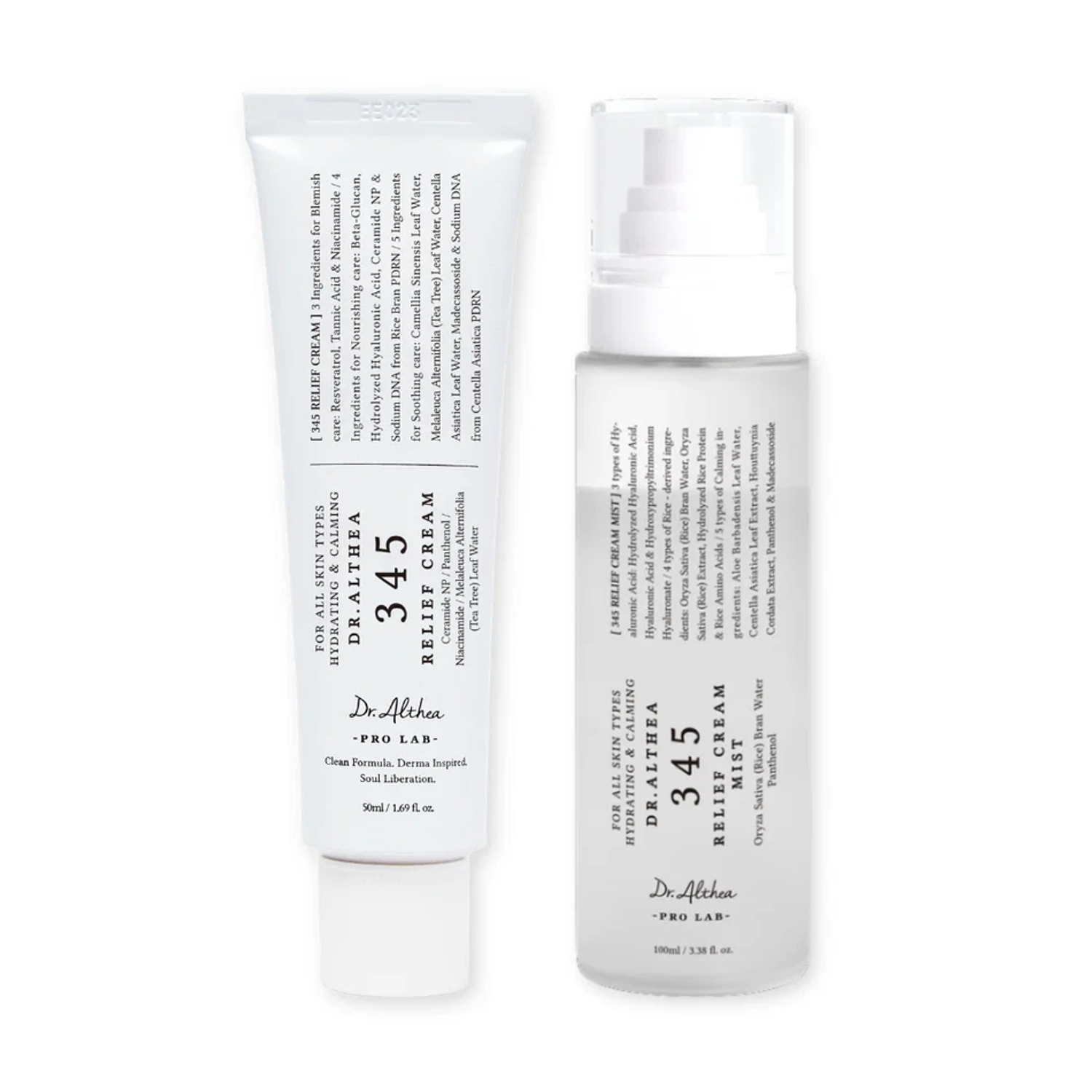 345 Relief Cream 50ml + 345 Mist 100ml