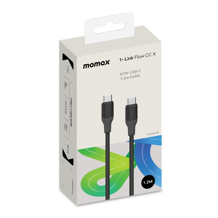 1-Link USB-C To USB-C (1.2m / Support 60W)