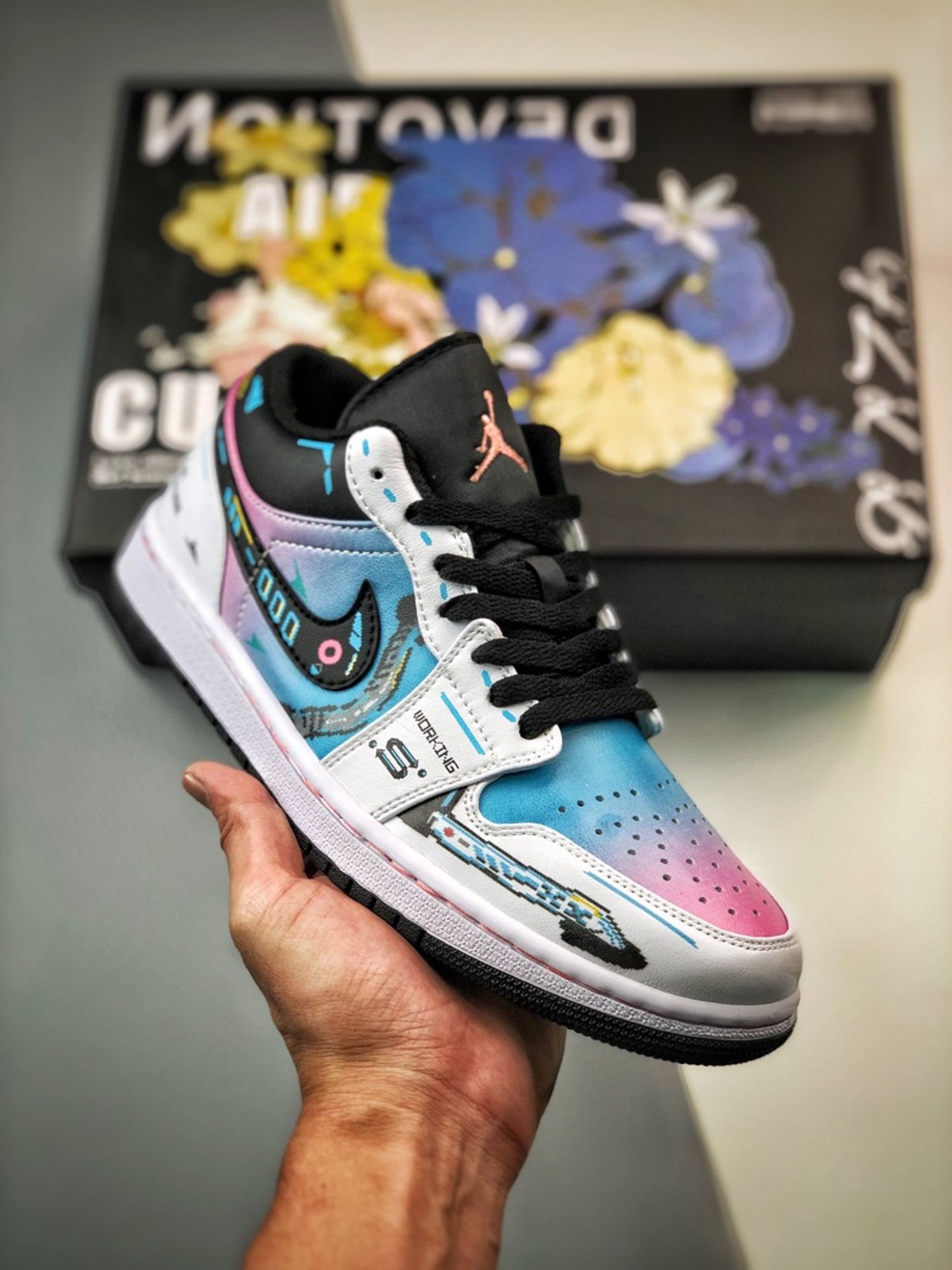 Air Jordan 1 Low Custom “Video Game”