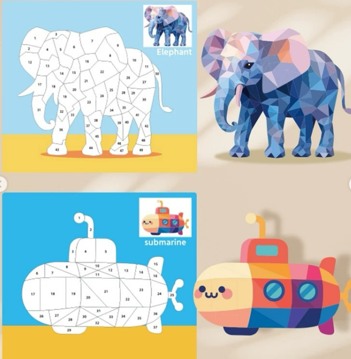 Sticker Puzzle Painting