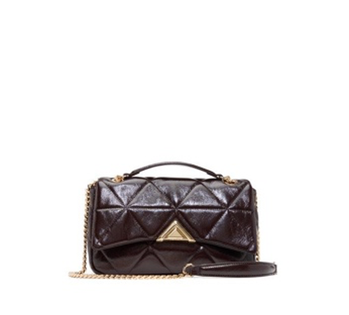 GANELLE-201-DARK BROWN-L City Handbags