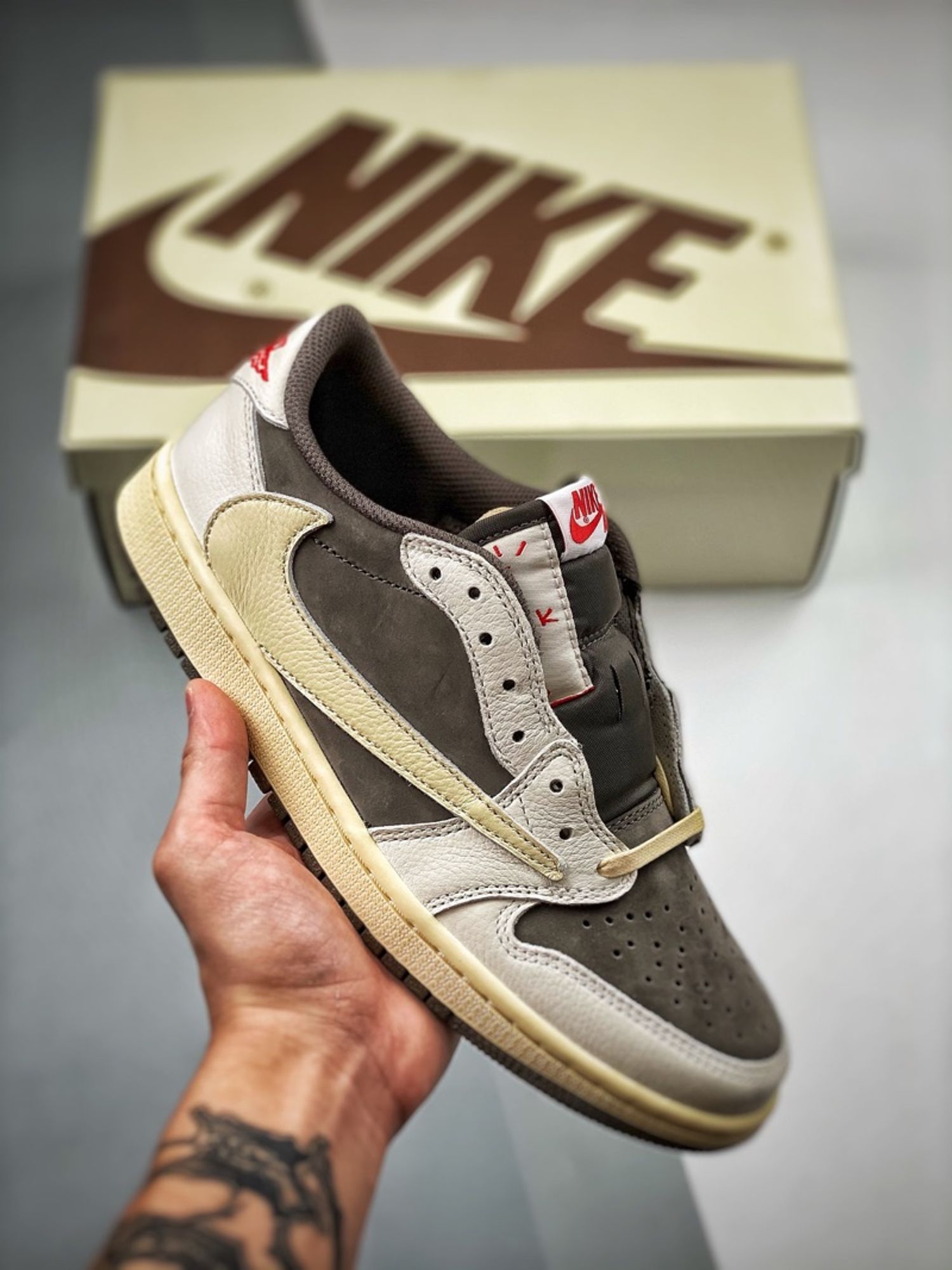 Travis Scott x Air Jordan 1 Low “Reverse Mocha”