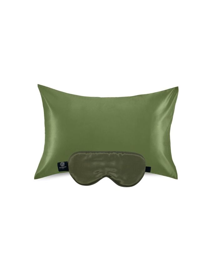 SILK PILLOWCASE & EYE MASK /дэрний уут & нүдний маск