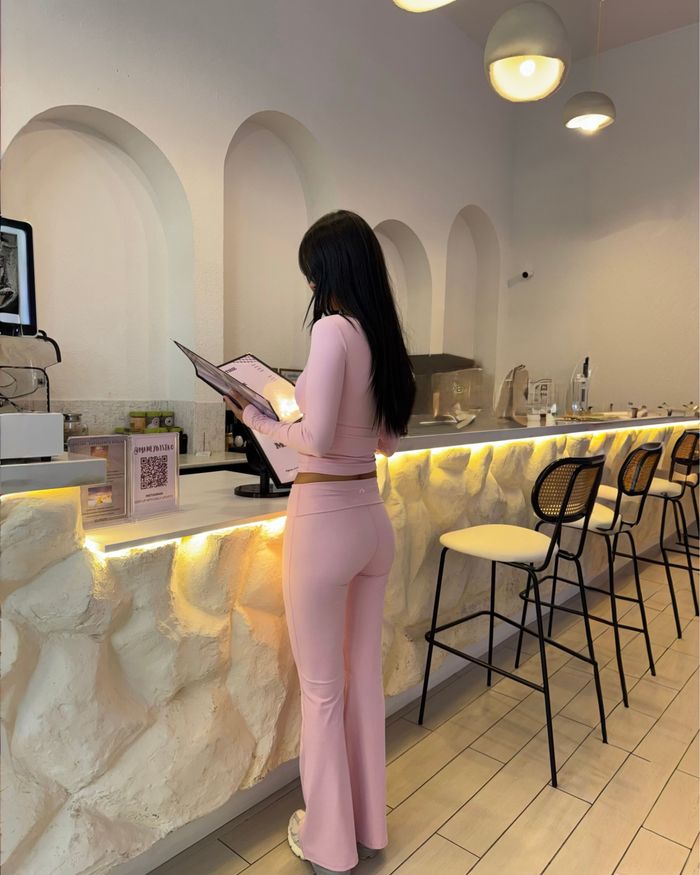 Kaizen Folded-Flare Leggings Sakura