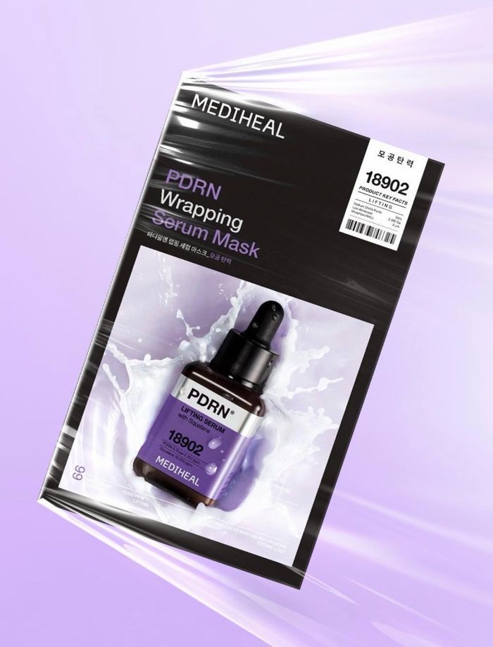 MEDIHEAL PDRN WRAPPING SERUM MASK 