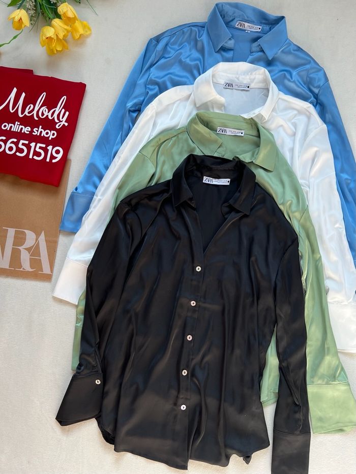 Zara silk sorochik(har)