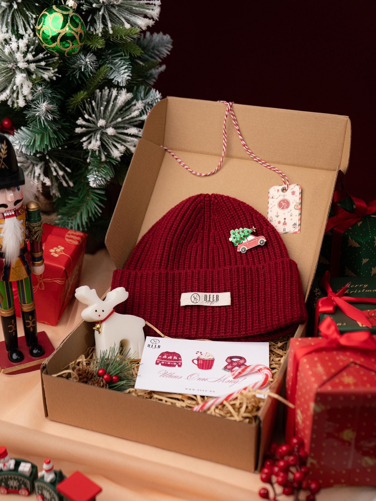 Малгайтай бэлгийн багц 