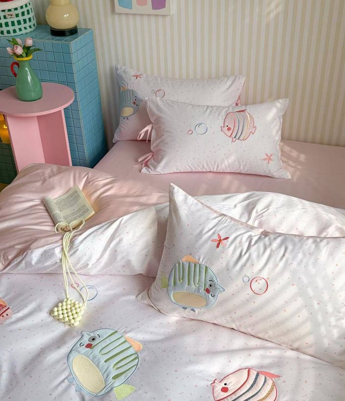 Зөөлөн сатин цэвэр даавуун материалтай 4 хос