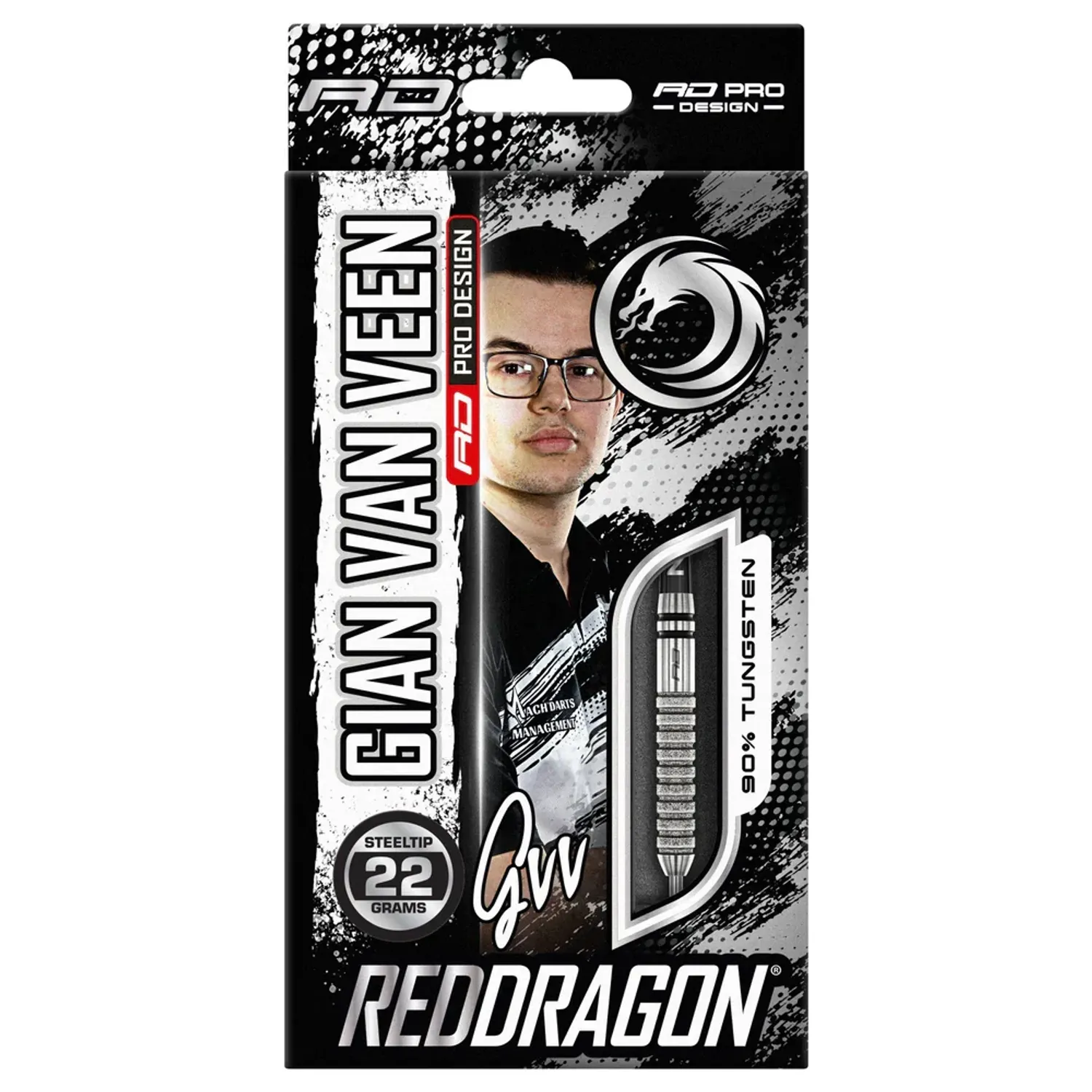 RED DRAGON GIAN VAN VEEN Tour Edition 90% Tungsten