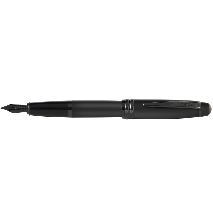 Bailey™ Matte Black Lacquer Stainless Steel Medium Nib Fountain Pen