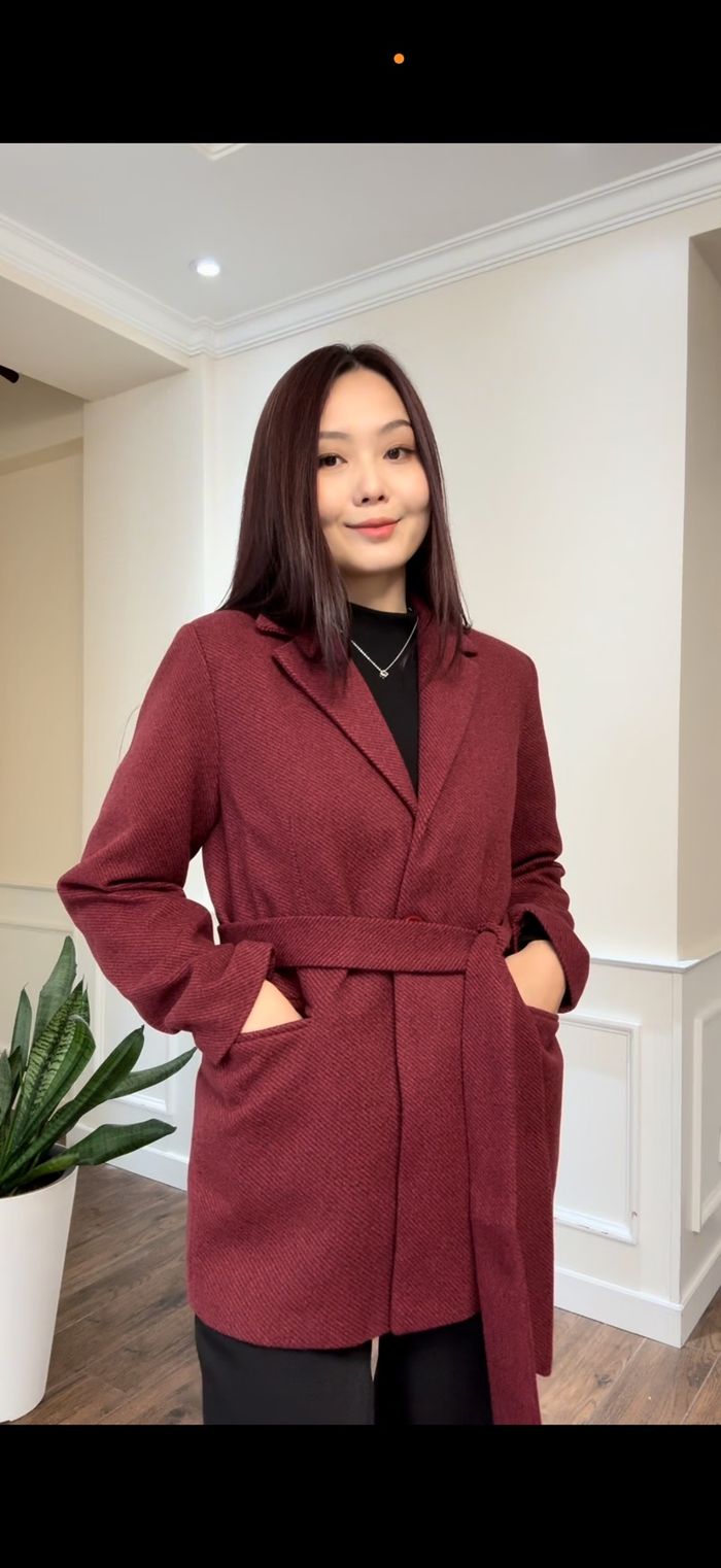 Veloura coat улаан хүрэн