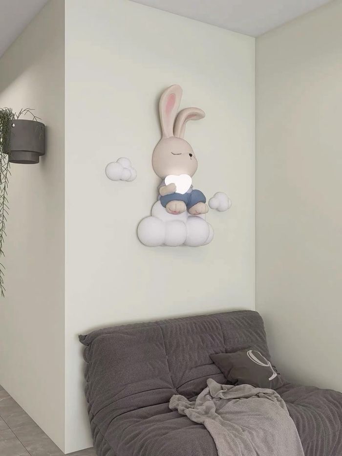 Хүүхдийн өрөөний 3D ханын чимэгл