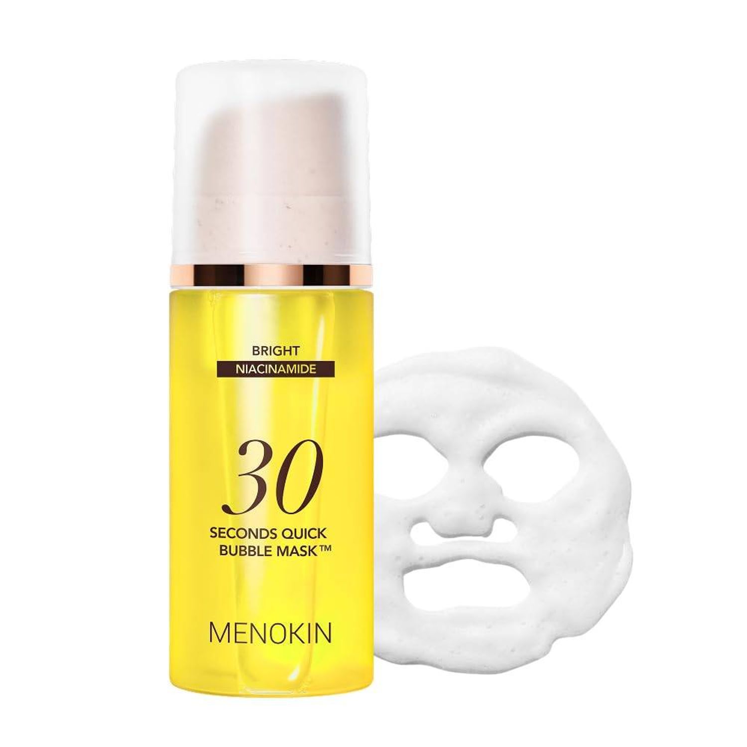 MENOKIN 30 Seconds Quick Bubble Mask Bright Niacinamide