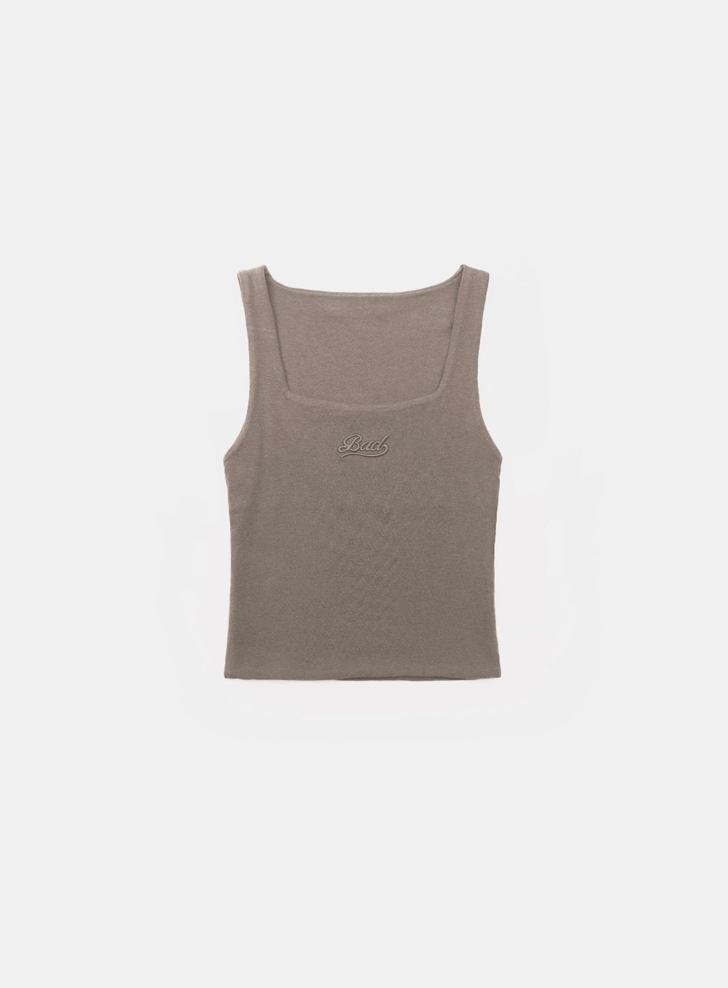 Beyond Soft Square Neck Tank - Tobacco