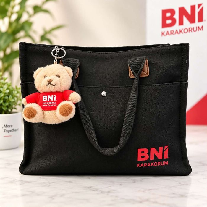 BNI Karakorum логотой хар гар цүнх (Tote)
