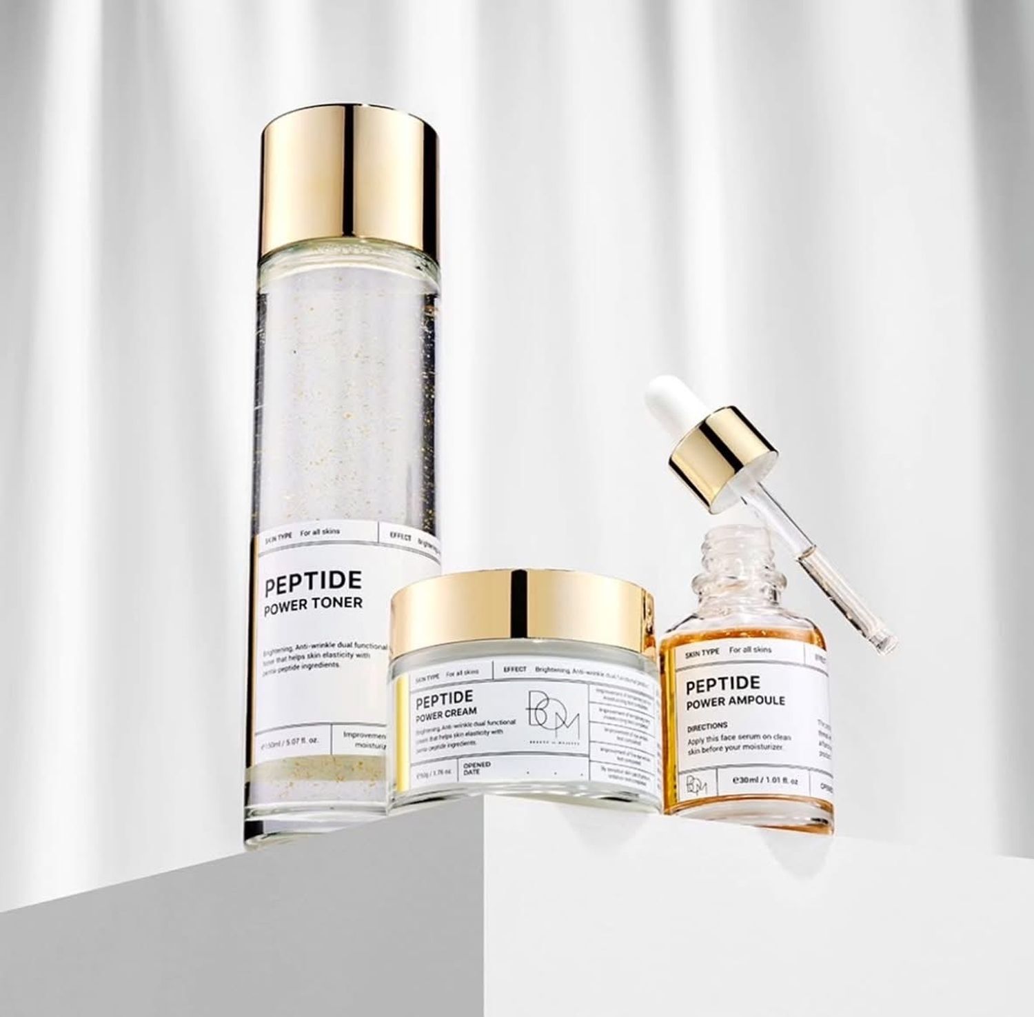 BOM Peptide 24K Gold Power 3 set