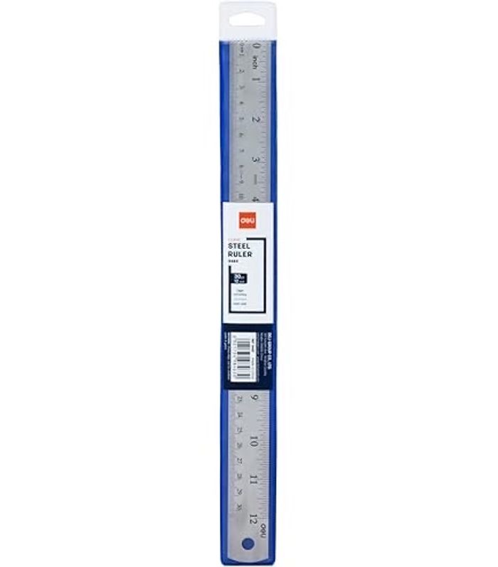 Steel ruler 30 cm
