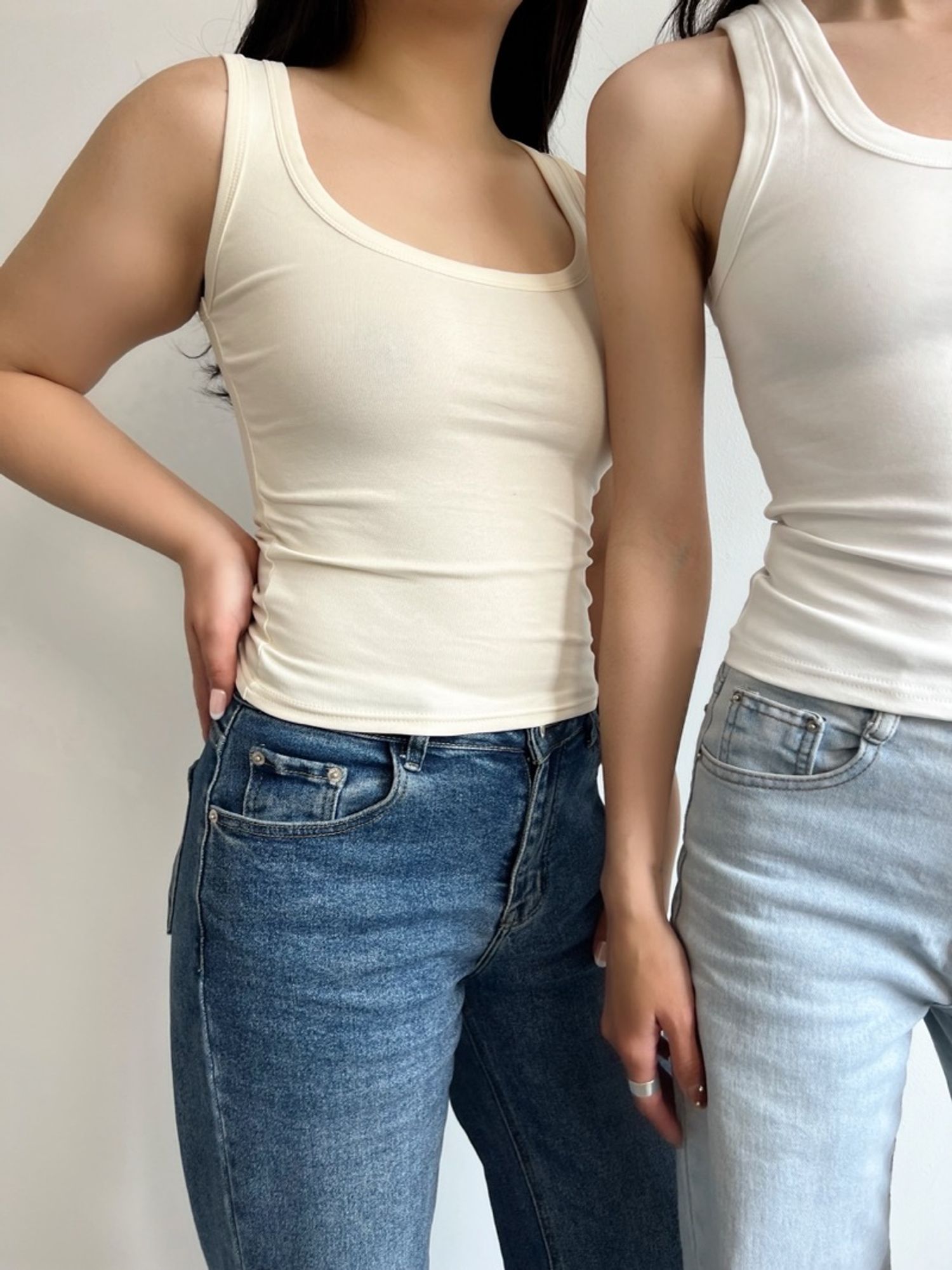 Oatmeal beige tank top #2